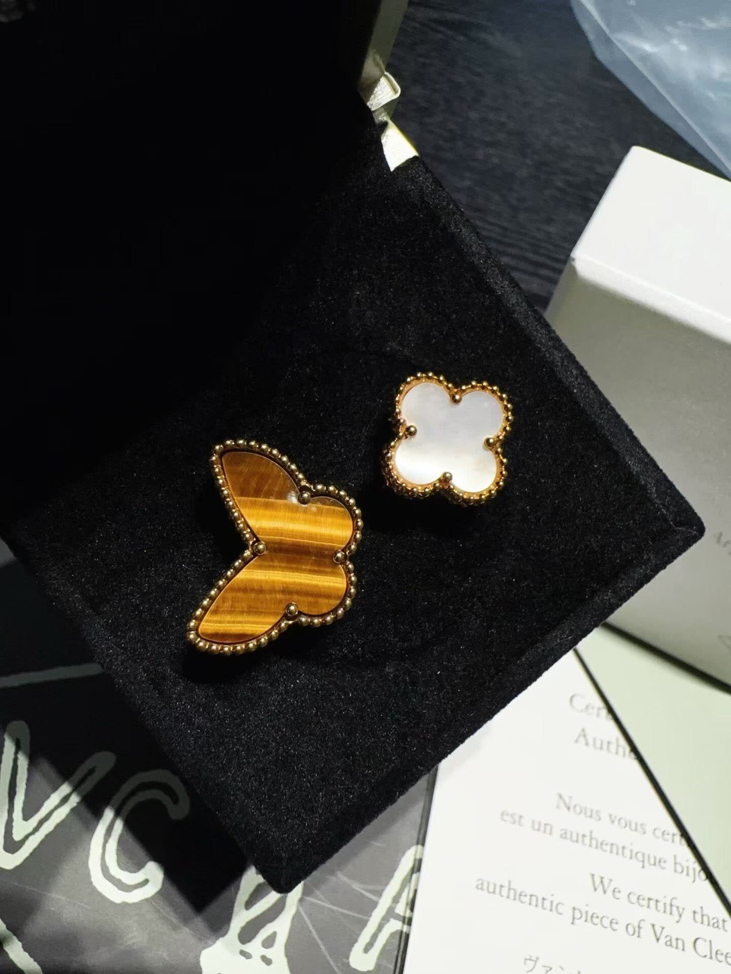 Van Cleef & Arpels Alhambra Butterfly Earrings